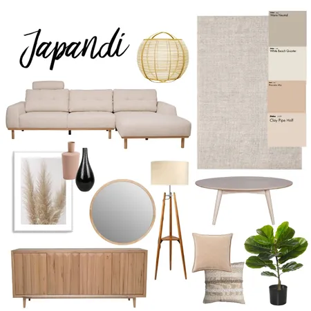 Japandi Interior Design Mood Board by kaitharper on Style Sourcebook