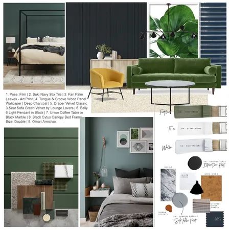 green mood Interior Design Mood Board by nawin on Style Sourcebook