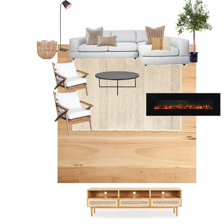 Rustic living room Interior Design Mood Board by vchevvu on Style Sourcebook