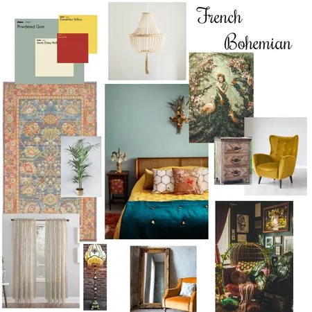 French bohemian Interior Design Mood Board by RGadd on Style Sourcebook