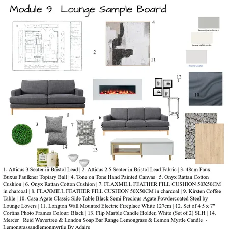 Lounge Interior Design Mood Board by sue wells on Style Sourcebook