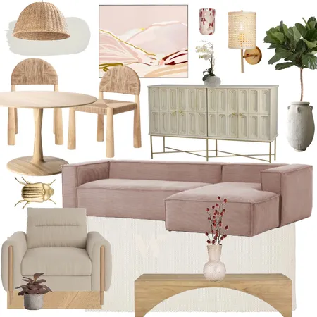 vintage inspired modern contemporary living trend Interior Design Mood Board by The Whole Room on Style Sourcebook