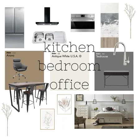 Kitchen bedroom office Interior Design Mood Board by Bill_Colton on Style Sourcebook