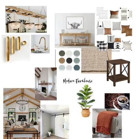 Modern Farmhouse - Assignment 3 Interior Design Mood Board by kelseyscheibel on Style Sourcebook