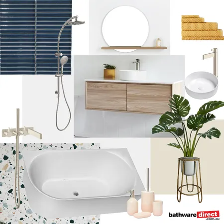 Terrazzo Bathroom Style Interior Design Mood Board by Bathware Direct on Style Sourcebook
