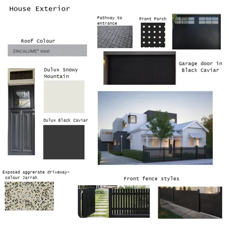 House Exterior Interior Design Mood Board by Creative Solutions on Style Sourcebook