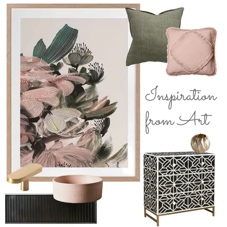 Inspiration from Artwork Interior Design Mood Board by 2 Souls Interiors on Style Sourcebook