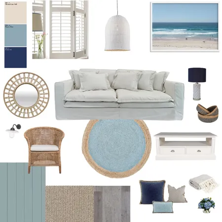 Hamptons Interior Design Mood Board by ibthomson on Style Sourcebook