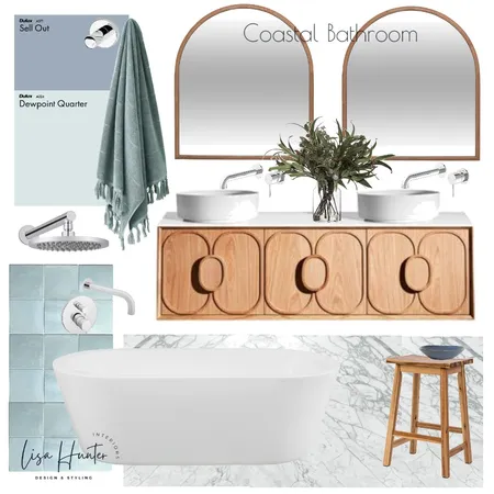 Coastal Bathroom Interior Design Mood Board by Lisa Hunter Interiors on Style Sourcebook
