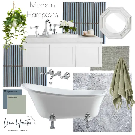 Modern Coastal Bathroom Interior Design Mood Board by Lisa Hunter Interiors on Style Sourcebook