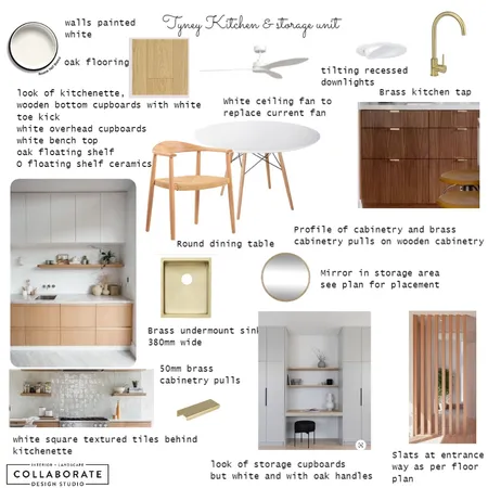 Tyney Kitchenette & Storage unit Interior Design Mood Board by Jennysaggers on Style Sourcebook