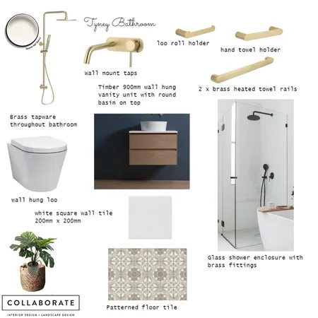Tyney bathroom Interior Design Mood Board by Jennysaggers on Style Sourcebook