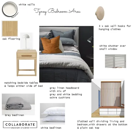 Tyney bedroom Interior Design Mood Board by Jennysaggers on Style Sourcebook