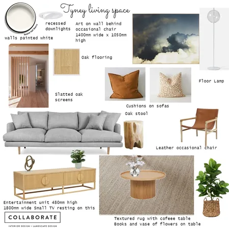 Tyney Living area Interior Design Mood Board by Jennysaggers on Style Sourcebook