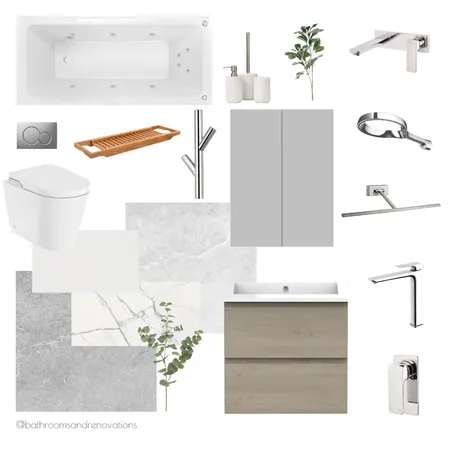 Michelle & Merlin Interior Design Mood Board by Bathroomandrenovations on Style Sourcebook