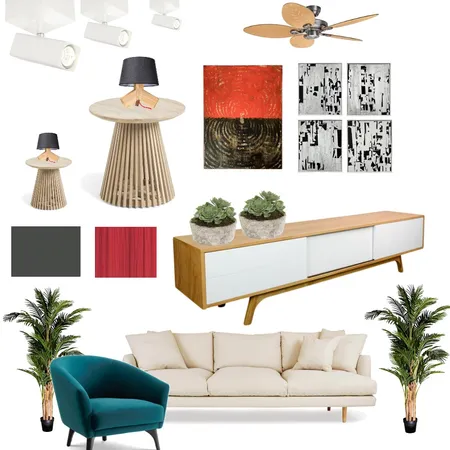 Sample Board Living area Interior Design Mood Board by Jatin Pathak on Style Sourcebook