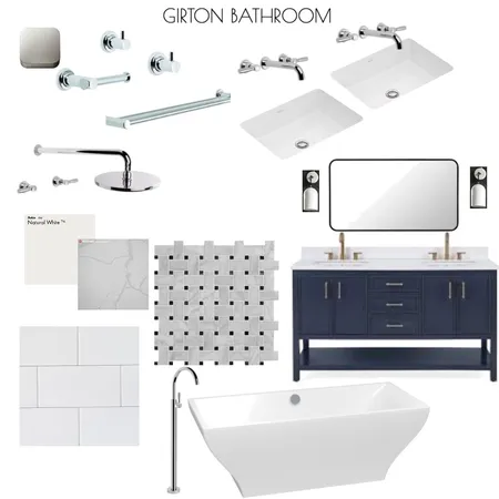 GIRTON BATHROOM Interior Design Mood Board by melw on Style Sourcebook