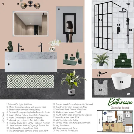 Bathroom Interior Design Mood Board by pranidhi puri on Style Sourcebook