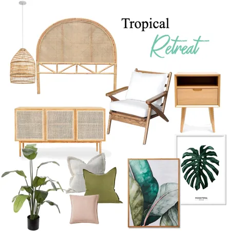 Tropical Retreat Interior Design Mood Board by abbyfulton7 on Style Sourcebook