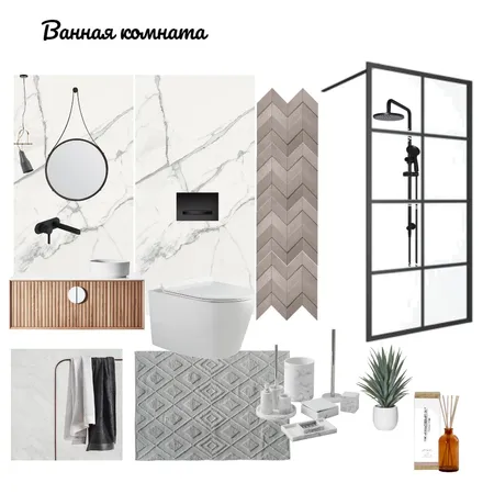 Ванная Interior Design Mood Board by Халиуллина Анна on Style Sourcebook