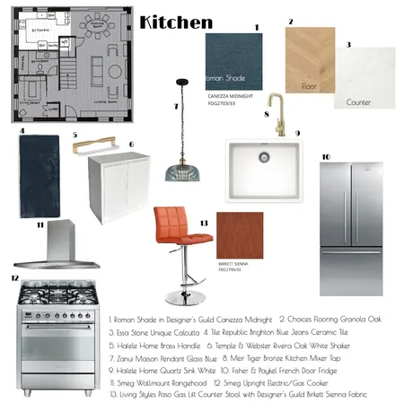 Kitchen Module 9 Interior Design Mood Board by Stacey Taylor on Style Sourcebook