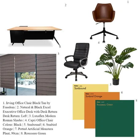 office 1 Interior Design Mood Board by adabadabada on Style Sourcebook