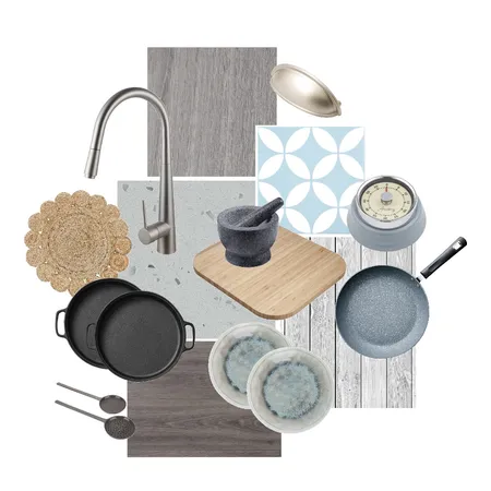 Modern Shaker kitchen Interior Design Mood Board by Stella George Design on Style Sourcebook
