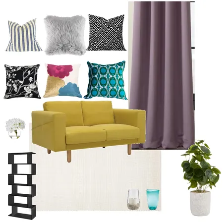 TA purple curtain Interior Design Mood Board by Bea Kala on Style Sourcebook