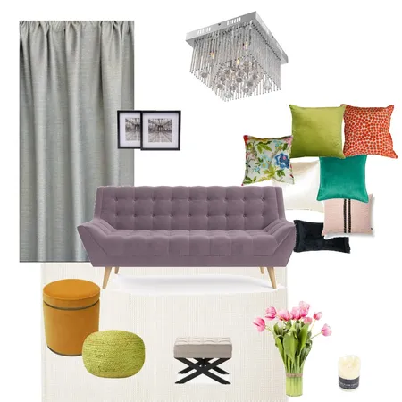 silver curtain Interior Design Mood Board by Bea Kala on Style Sourcebook