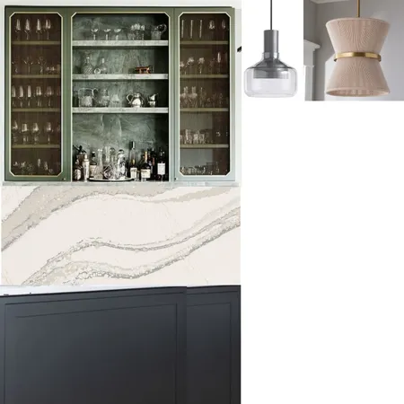 West U Bar Green/Black Interior Design Mood Board by delaneyholender on Style Sourcebook