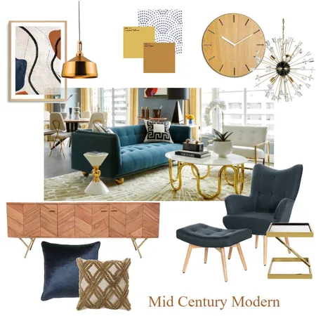 Mid Century Modern Interior Design Mood Board by 2 Souls Interiors on Style Sourcebook