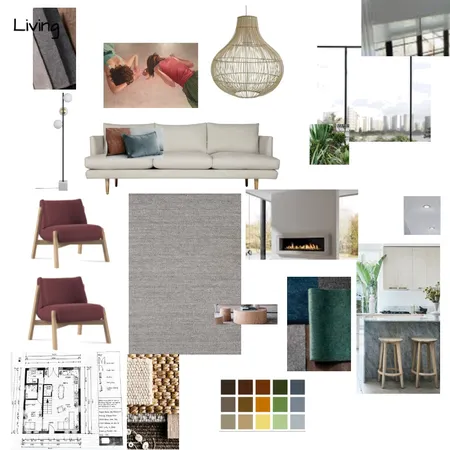 Assignment 9 Living Interior Design Mood Board by engsm001 on Style Sourcebook