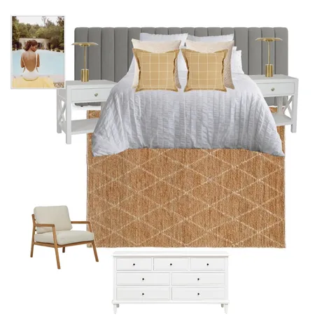Palm Ave Master Bedroom Interior Design Mood Board by Insta-Styled on Style Sourcebook