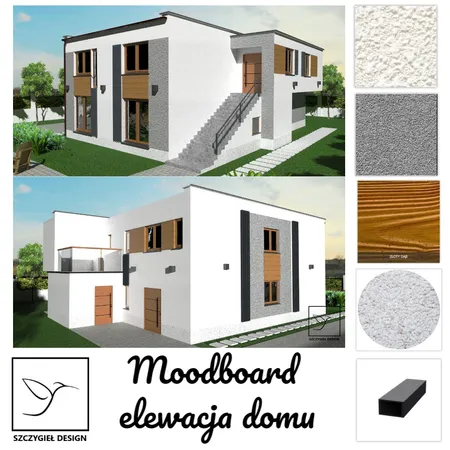 moodboard elewacja SPOKOJNA Interior Design Mood Board by SzczygielDesign on Style Sourcebook
