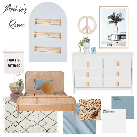 Archies Room Interior Design Mood Board by By the Bay Interiors on Style Sourcebook