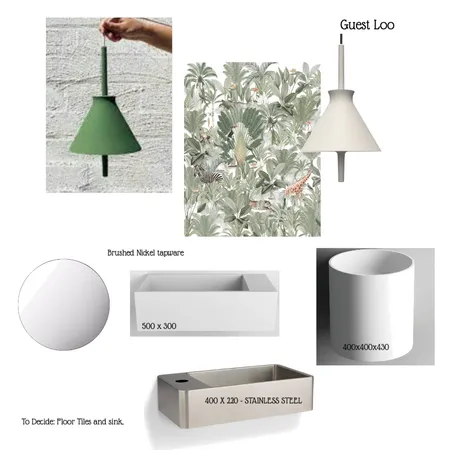 Guest Loo Interior Design Mood Board by juliaodonnell on Style Sourcebook
