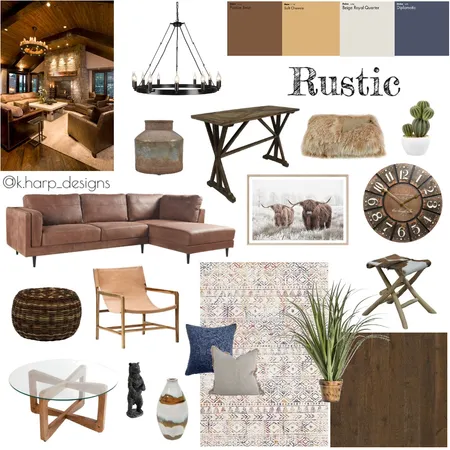Rustic Interior Design Mood Board by kaitharper on Style Sourcebook