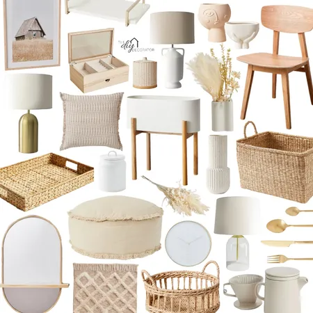 Target neutrals Interior Design Mood Board by Thediydecorator on Style Sourcebook