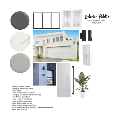 Exterior Palette Interior Design Mood Board by KylieKSID on Style Sourcebook