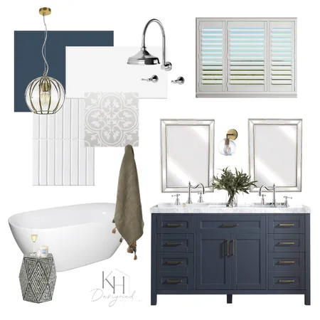 Lugarno Main bathroom Interior Design Mood Board by KH Designed on Style Sourcebook