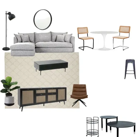 Lounge 1 Black Interior Design Mood Board by emyoung on Style Sourcebook