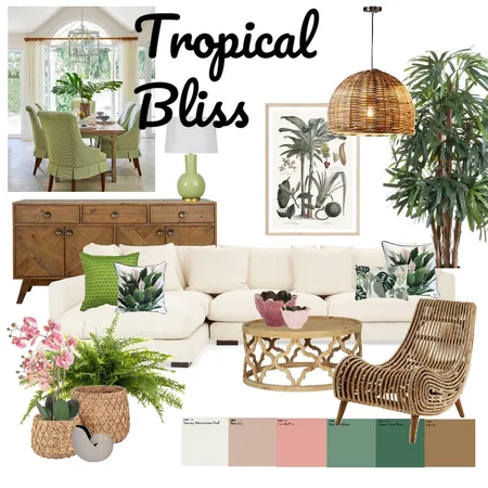 Tropical Casual Interior Design Mood Board by Debbie Anne on Style Sourcebook