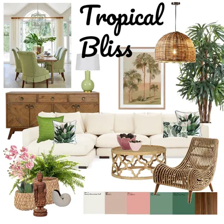 Tropical Casual No:3 Interior Design Mood Board by Debbie Anne on Style Sourcebook