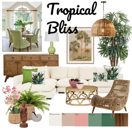 Tropical Casual Bliss Interior Design Mood Board by Debbie Anne on Style Sourcebook