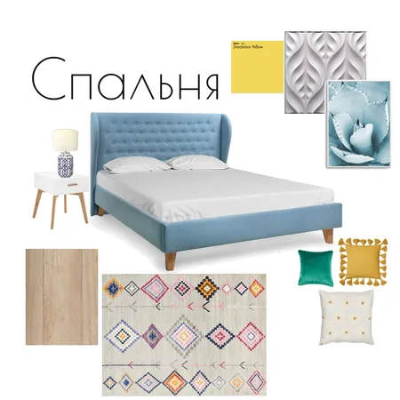 Спальня Interior Design Mood Board by Ykla on Style Sourcebook
