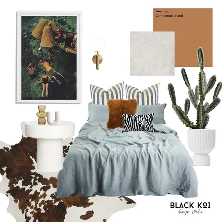 PH Bedroom 3 Interior Design Mood Board by Black Koi Design Studio on Style Sourcebook