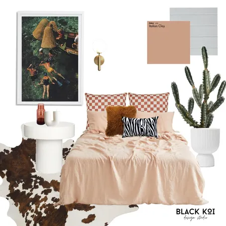 PH Bedroom 2 Interior Design Mood Board by Black Koi Design Studio on Style Sourcebook