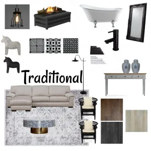 Traditional Interior Design Mood Board by abbeykosmatod on Style Sourcebook