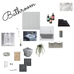 Bathroom Interior Design Mood Board by Habiba on Style Sourcebook