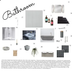 Bathroom Interior Design Mood Board by Habiba on Style Sourcebook